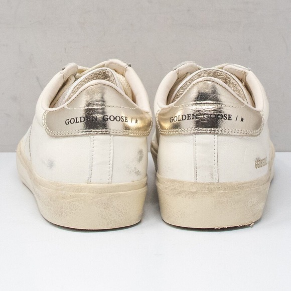 Golden Goose Soul-Star White/Platinum Leather Size 38 EU (8 US) - Picture 5 of 8